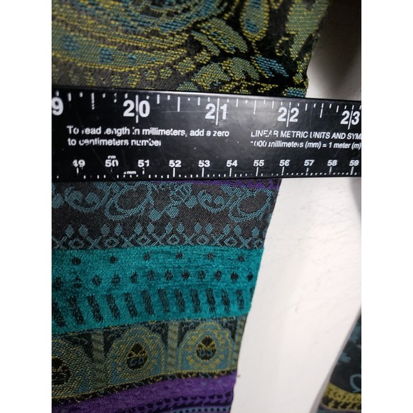 Chico's multicolored print unlined buttoned long sleeve blazer jacket 2 , L - Picture 6 of 10